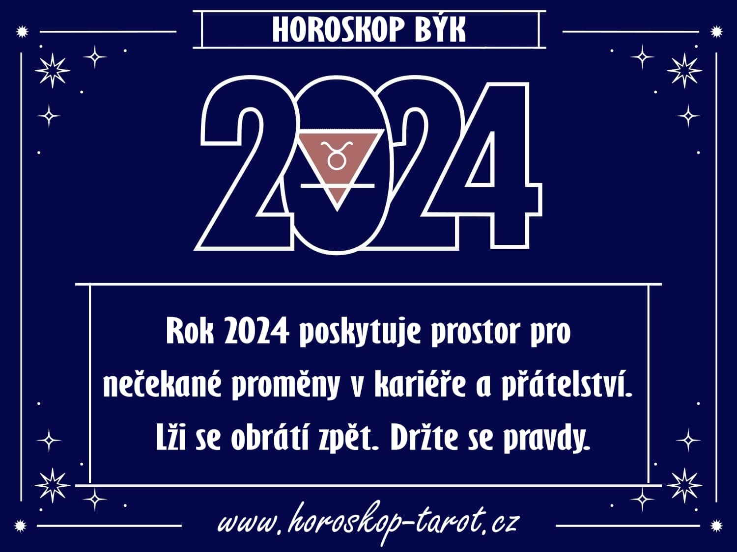 Roční Horoskop na rok 2024 Býk horoskoptarot.cz