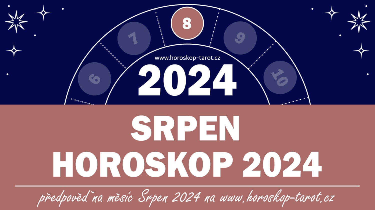 Měsíční Horoskop 2024 Srpen 2024 horoskoptarot.cz