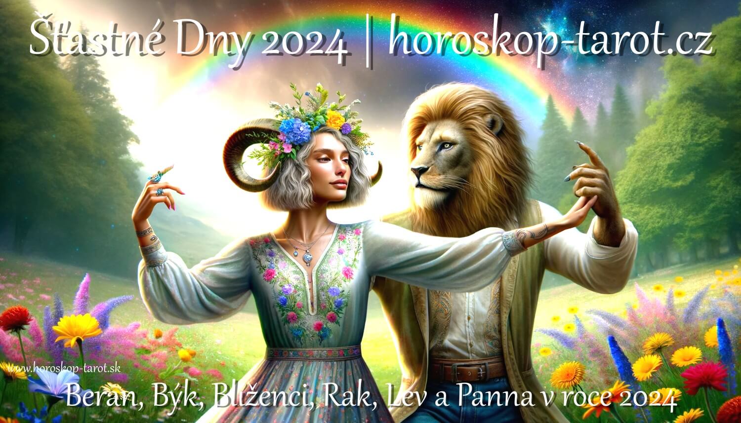 Šťastné Dny Znamení V Roku 2024 | Horoskop-tarot.cz