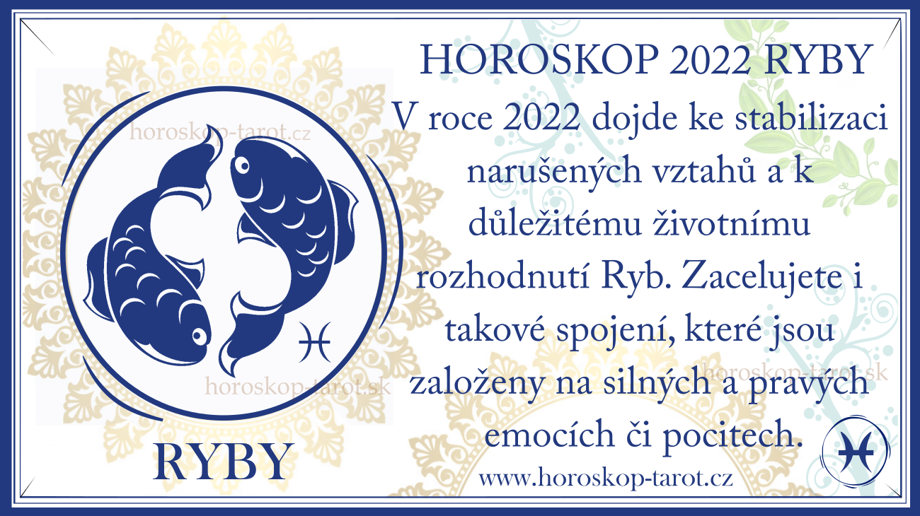 horoskop 2022 ryby